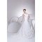 Fantastic V-Neck Satin Lace Organza Mermaid/Trumpet Wedding Dresses 2030146
