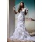 Trumpet/Mermaid One-Shoulder Court Train Beaded Wedding Dresses 2031462