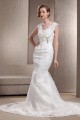 Trumpet/Mermaid V-Neck Beaded Lace Court Train Wedding Dresses 2031464 Trumpet/Mermaid V-Neck Beaded Lace Court Train Wedding Dresses 2031464