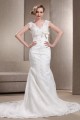 Trumpet/Mermaid V-Neck Beaded Lace Court Train Wedding Dresses 2031464 Trumpet/Mermaid V-Neck Beaded Lace Court Train Wedding Dresses 2031464