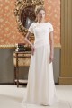Sheath/Column Short Sleeve Floor-Length Wedding Dresses 2031467 Sheath/Column Short Sleeve Floor-Length Wedding Dresses 2031467