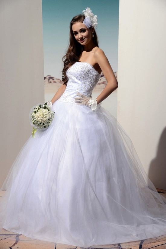 Ball Gown Strapless Court Train Beaded Lace Wedding Dresses 2031468 Ball Gown Strapless Court Train Beaded Lace Wedding Dresses 2031468