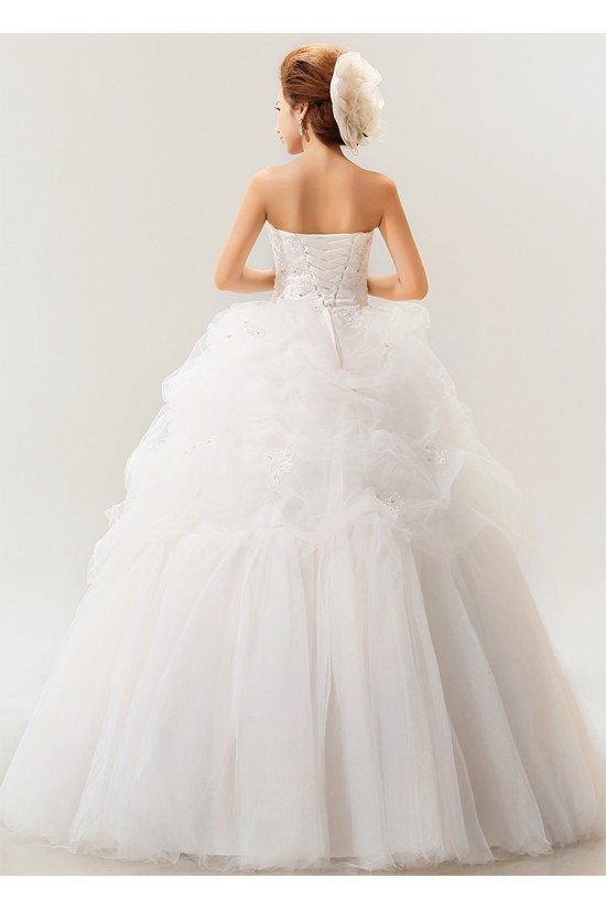Ball Gown Strapless Court Train Beaded Lace Wedding Dresses 2031470 Ball Gown Strapless Court Train Beaded Lace Wedding Dresses 2031470