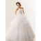 Ball Gown Strapless Court Train Beaded Lace Wedding Dresses 2031470