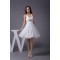 A-Line Short/Mini Halter Beading Chiffon Reception Wedding Dresses 2031475