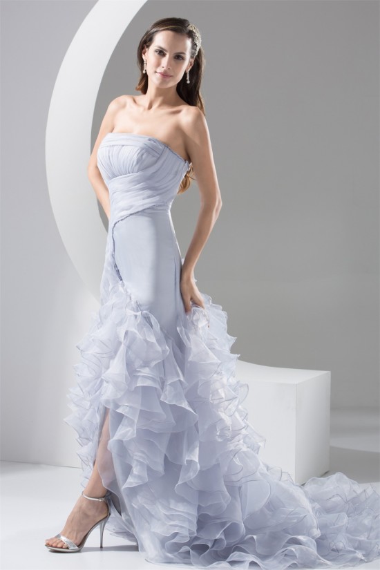 fashionable Organza Silk like Satin Strapless Princess Wedding Dresses 2030148 fashionable Organza Silk like Satin Strapless Princess Wedding Dresses 2030148