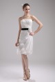 Attractive Handmade Flowers Knee-Length Reception Wedding Dresses 2031480