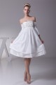 Beautiful Taffeta Square A-Line Half Elbow Sleeve Wedding Dresses Maternity Wedding Dresses 2031482