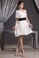 Elegant A-Line Short/Mini Draped One-Shoulder Reception Wedding Dresses 2031485 Elegant A-Line Short/Mini Draped One-Shoulder Reception Wedding Dresses 2031485