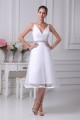 Great Satin Fine Netting Sleeveless V-Neck A-Line Beaded Reception Wedding Dresses 2031490