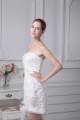 New Design Sheath/Column Sweetheart Beaded Satin Organza Short Wedding Dresses 2031495 New Design Sheath/Column Sweetheart Beaded Satin Organza Short Wedding Dresses 2031495