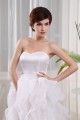 High Low Satin Organza Sleeveless Wedding Dresses 2031503 High Low Satin Organza Sleeveless Wedding Dresses 2031503