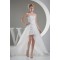 High Low Strapless Chiffon Sequin Reception Wedding Dresses 2031509