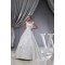 fashionable Straps A-Line Satin Lace Sleeveless Sweet Wedding Dresses 2030151
