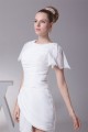 Sheath/Column Chiffon Short Sleeve Sweet Reception Wedding Dresses 2031512 Sheath/Column Chiffon Short Sleeve Sweet Reception Wedding Dresses 2031512