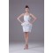 Sweetheart Taffeta Sheath/Column Sleeveless Short/Mini Wedding Dresses 2031515