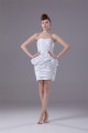 Sweetheart Taffeta Sheath/Column Sleeveless Short/Mini Wedding Dresses 2031515