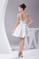 A-Line V-Neck Sleeveless Beaded Short Reception Wedding Dresses 2031516