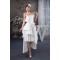 A-Line Strapless Ankle-Length Sleeveless Reception Wedding Dresses 2031521