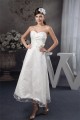 Attractive Sweetheart Sleeveless A-Line Tea Length Lace Little White Dresses 2031522 Attractive Sweetheart Sleeveless A-Line Tea Length Lace Little White Dresses 2031522