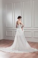 Great Sleeveless Satin Organza One-Shoulder A-Line High Low Wedding Dresses 2031525