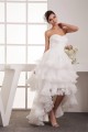 Satin Organza Taffeta A-Line Sweetheart High Low Wedding Dresses 2031529