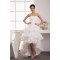 Satin Organza Taffeta A-Line Sweetheart High Low Wedding Dresses 2031529