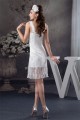 Sleeveless Lace Appliques Short Little White Short Wedding Dresses 2031531