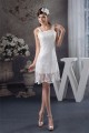 Sleeveless Lace Appliques Short Little White Short Wedding Dresses 2031531 Sleeveless Lace Appliques Short Little White Short Wedding Dresses 2031531