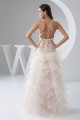 V-Neck Asymmetrical Sleeveless Ruched Satin Fine Netting Wedding Dresses 2031534 V-Neck Asymmetrical Sleeveless Ruched Satin Fine Netting Wedding Dresses 2031534