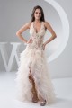 V-Neck Asymmetrical Sleeveless Ruched Satin Fine Netting Wedding Dresses 2031534 V-Neck Asymmetrical Sleeveless Ruched Satin Fine Netting Wedding Dresses 2031534