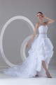 A-Line Satin Organza Sweetheart Embellished High Low Wedding Dresses 2031535 A-Line Satin Organza Sweetheart Embellished High Low Wedding Dresses 2031535