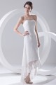A-Line Soft Sweetheart Satin Lace Sleeveless High Low Wedding Dresses 2031536 A-Line Soft Sweetheart Satin Lace Sleeveless High Low Wedding Dresses 2031536