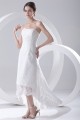 A-Line Soft Sweetheart Satin Lace Sleeveless High Low Wedding Dresses 2031536 A-Line Soft Sweetheart Satin Lace Sleeveless High Low Wedding Dresses 2031536
