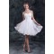 Beautiful Satin Organza Sweetheart Princess Short Lace Wedding Dresses 2031538