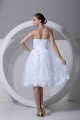 A-Line Strapless Satin Lace Wedding Dresses 2031540