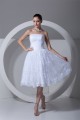 A-Line Strapless Satin Lace Wedding Dresses 2031540