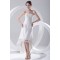 Satin Lace A-Line Soft Sweetheart Reception High Low Wedding Dresses 2031544