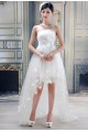 A-Line High Low Strapless Wedding Dresses 2031553