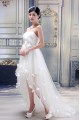 A-Line High Low Strapless Wedding Dresses 2031553