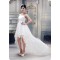 A-Line High Low Strapless Wedding Dresses 2031553