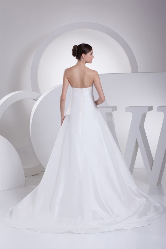 A-Line Beaded Lace Strapless Wedding Dresses 2030156 A-Line Beaded Lace Strapless Wedding Dresses 2030156