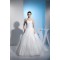 A-Line Beaded Lace Strapless Wedding Dresses 2030156