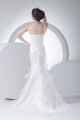 Mermaid/Trumpet Sleeveless One-Shoulder Beaded Lace Wedding Dresses 2030161 Mermaid/Trumpet Sleeveless One-Shoulder Beaded Lace Wedding Dresses 2030161
