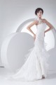 Mermaid/Trumpet Sleeveless One-Shoulder Beaded Lace Wedding Dresses 2030161 Mermaid/Trumpet Sleeveless One-Shoulder Beaded Lace Wedding Dresses 2030161
