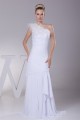 Great Sheath/Column Chiffon One-Shoulder Wedding Dresses 2030164 Great Sheath/Column Chiffon One-Shoulder Wedding Dresses 2030164