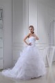 Great Sleeveless Sweetheart Satin Lace Organza Best Wedding Dresses 2030165