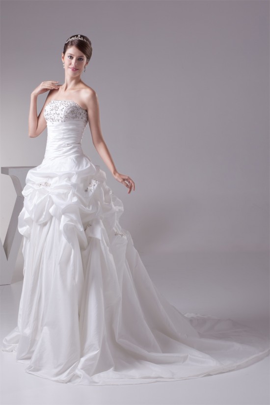 Great Sleeveless Taffeta Sweetheart Princess Wedding Dresses 2030166 Great Sleeveless Taffeta Sweetheart Princess Wedding Dresses 2030166