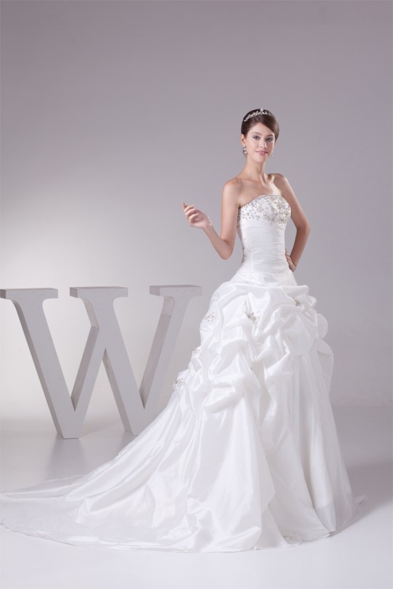 Great Sleeveless Taffeta Sweetheart Princess Wedding Dresses 2030166 Great Sleeveless Taffeta Sweetheart Princess Wedding Dresses 2030166