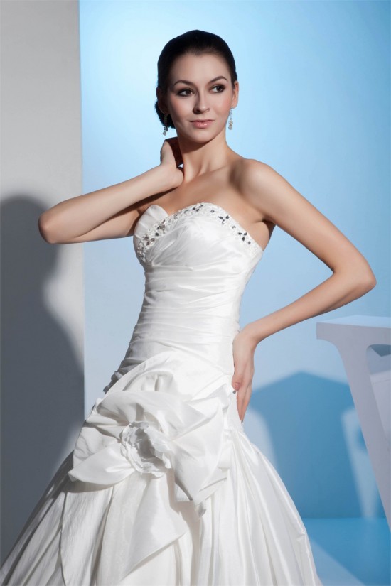 Great Sweetheart Satin Taffeta Netting A-Line Best Wedding Dresses 2030167 Great Sweetheart Satin Taffeta Netting A-Line Best Wedding Dresses 2030167